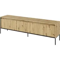 Furniture24 Fernsehschrank Trend TR-06 Tv-Lowboard 193x56x40 cm Unterschrank 4 türen Artisan Eiche