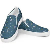 Mr. & Mrs. Panda Damenschuhe Koalabär Größe 42 1/2 - Blau - Geschenk, Lustige Sprüche, Halbschuhe Damen, Loafer, Koala, Traum, Bär, Slipper Für, schlafen, Träumen