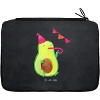 Mr. & Mrs. Panda Schlampermäppchen Avocado Party - Kreidetafel - Geschenk, Federmappe, Bleistiftetui, Etui, Glücklich, Geburtstag, Federmäppchen, Mäppchen, Happy Birthday