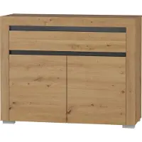 Furniture24 Kommode 106 cm Arizona RRK-2 Wohnzimmerschrank 2 türiger mit 1 Schublade Schrank