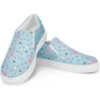 Mr. & Mrs. Panda Slip-ons Schwein Glühwein Größe 44 1/2 - Eisblau - Geschenk, Mokassins Damen, Glühschwein, Slipper, Weihnachtsmarkt, Loafer, Damenschuhe, Punsch
