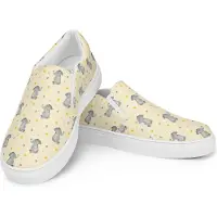 Mr. & Mrs. Panda Damenschuhe Elefant Biene Größe 42 1/2 - Gelb - Geschenk, Mokassins, Jahrestag, Hochzeitsgeschenk, Damen Halbschuhe, Liebesspruch, Slipper Für, Liebe