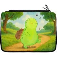 Mr. & Mrs. Panda Federtasche Schildkröte Pfeifen Design - Weiß - Geschenk, Trennung, Etui, Bleistiftetui, Depression, Glück, Schildkröten, Mäppchen, Federmäppchen