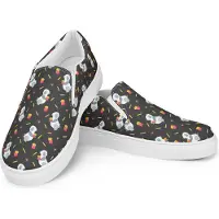 Mr. & Mrs. Panda Slipper Panda Pommes Größe 44 - Grau - Geschenk, Loafer, Für Damen, Damenschuhe, Muster