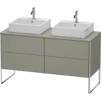Duravit Waschtischunterschrank XSquare 140x54,8x77,8cm, 4 AZ, st, st-g s-matt