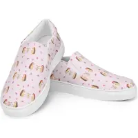 Mr. & Mrs. Panda Mokassins Igel Seilhüpfen Größe 42 - Rosa - Geschenk, Loafer, Damenschuhe, Halbschuhe Damen, Slipper, Lustige Sprüche, Kinder, Kindergarten, Maus