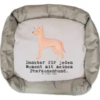 Mr. & Mrs. Panda Hundematratze Pharaonenhund Moment - Grau Pastell - Geschenk, Welpen, Kelb Tal-Fenek, Geburtstag, Pharaoh Hound, Valentinstag, Vatertag, Muttertag, Hund