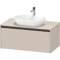 Duravit Waschtischunterschrank Ketho.2 100x55cm, T m, Pl m 1 Ausschn, wandhängend