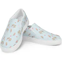 Mr. & Mrs. Panda Loafer Otter Hände halten Größe 40 - Blau - Geschenk, Händchen, Damenschuhe, Slipper, Mokassins, Seeotter, Espadrilles, glücklich, Verliebt, Liebe, Damen