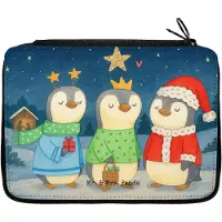 Mr. & Mrs. Panda Stifteetui Winterzeit Heilige drei Könige Design - Weiß - Geschenk, Federmappe, Heiligabend, Federmäppchen, Weihnachtsmann, Weihnachten, Mäppchen, Winter