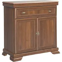 Furniture24 Kommode Kora KK1 Schrank Wohnzimmerschrank 2 Türen und 1 Schublade Samoa King
