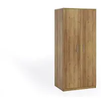 FURMEB Patryk Hojka FurMeb24 BONO 90 cm - Drehtrenschrank 2-triger Kleiderschrank OHNE Spiegel (Eiche Gold / Eiche Gold )