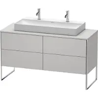 Duravit XSquare Konsolenwaschtischunterbau freistehend, 4 Auszüge, 1400x778x548mm, XS4925M3939