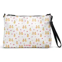 Mr. & Mrs. Panda Damenhandtasche Fuchs Blumen - Weiß - Geschenk, Umhängetasche, Blume, Handtasche, Crossbody Bag, Damen, Selbstbewusstsein, Ich, Tasche, Boho, Blumenliebe
