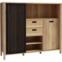 Furniture24 Kommode Jytana Jtnr332L Highboard Wohnzimmerschrank 150X130X40Cm