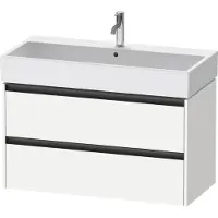 Duravit Waschtischunterschrank Ketho.2 98,4x46cm, we. ma, 2 Schub., wandhängend