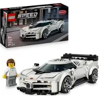 LEGO Speed Champions Bugatti Centodieci Hypercar, 291 Teile, Minifigur, Rennwagen Spielzeug für Kinder ab 9 Jahren