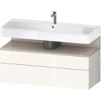 Duravit Waschtischunterschrank Qatego 119x47x59cm, T m/we g, 1 Kast, 1 Ausz.
