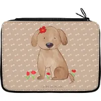 Mr. & Mrs. Panda Mäppchen Hund Dame - Hundeglück - Geschenk, Hunde, reiseetui, Etui, Niedlich, Liebe, Sprüche, Liebenswert, Bleistiftetui, Federmappe, Hundebesitzer