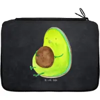 Mr. & Mrs. Panda Federtasche Avocado Pfeifen - Kreidetafel - Geschenk, reiseetui, Mäppchen, Foodbaby, Ernährung, Schwanger, Etui, Federmäppchen, Schüleretui