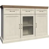 Furniture24 Kommode ROYAL K1S, Wohnzimmerschrank, Sideboard mit 3 Türen