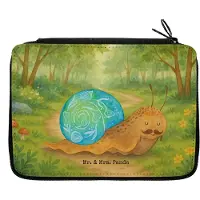 Mr. & Mrs. Panda Federmappe Schnecke Sir Design - Weiß - Geschenk, Etui, Mäppchen, Bleistiftetui, Federmäppchen, Schnecken, Weisheit, Lebensmut, Lebenszeit, Federtasche