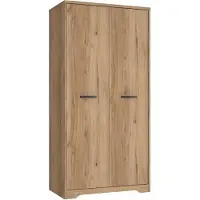 Furniture24 Kleiderschrank Joadakis Jdks821-D89 Schrank 95X192X53Cm 2 Türen Wohnzimmerschrank