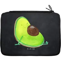 Mr. & Mrs. Panda Federtasche Avocado Schwangerschaft - Kreidetafel - Geschenk, Mäppchen, Schlampermäppchen, Schwanger, Federmappe, Liebe, Wunder, Bleistiftetui