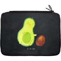 Mr. & Mrs. Panda Mäppchen Avocado Kern rollt - Kreidetafel - Geschenk, Bleistiftetui, Schwangerschaft, Liebe, Baby, Federmappe, Avocados, Federmäppchen, Federtasche, Love