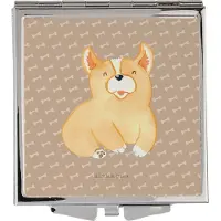 Mr. & Mrs. Panda Handspiegel Corgie - Hundeglück - Geschenk, Schminkspiegel, Welsh Corgi Pembroke, Sprüche, Frauen Spiegel, Hund, Kosmetikspiegel, Spruch, klein, Bellen