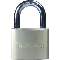 Defender Vorhängeschloss aus Messing TK4757 (Twin Pack 40mm) (Multi Colour)