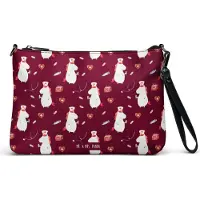 Mr. & Mrs. Panda Handtasche Einhorn Krankenschwester - Rot - Geschenk, Crossbody Bag, Damen, Krankenhaus, Ärztin, Tasche, Krankenpfleger, Krankenpflegerin, Damentasche