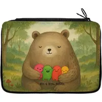 Mr. & Mrs. Panda Schlampermäppchen Bär Gefühl Design - Weiß - Geschenk, Wahnsinn, Mäppchen, Teddy, Federtasche, Etui, Verrückt, Durchgedreht, Federmäppchen, Federmappe