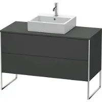 Duravit Waschtischunterschrank XSquare 120x54,8cm, gra m, f K, 2 Ausz., steh.