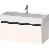 Duravit Ketho.2 Waschtischunterbau wandhängend, 1 Auszug, 984x440x460mm, für Vero Air 235010, K25078022220000, Farbe: Weiß Hochglanz Dekor