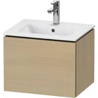 Duravit L-Cube Waschtischunterbau wandhängend, Compact, 1 Auszug, 520x400x421mm, LC611807171