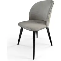 Dekori.Interiors Esszimmerstuhl M101, gepolsterter Stuhl aus Buchenholz, Farbe – Magic Velvet 2218