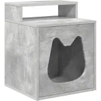 vidaXL Katzenhaus Beton 42,5 x 40 x 53,5 cm Holzwerkstoff