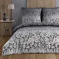 Buymax Bettwäsche Bettbezug 135x200 cm, Kopfkissenbezug 80x80 cm 2 teilig Deckenbezug Set aus 100% Baumwolle Renforce mit Reissverschluss