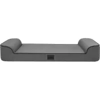 Sellbee Hundebett Haustierbett Hundeliegen Kissen Liegen Hundekissen Bett Hundekorb Tierbett Weich Hundematratze Hundesofa Matratze - Elegant - 120 x 80 cm [Größe: XXL] - Graphit