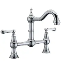 LAUFERI Küchenarmatur Retro Chrom Chester