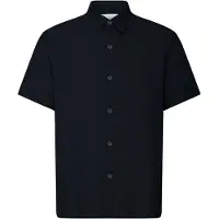Kronstadt Kurzarmhemd "Kurzarmhemd KSValbrook", Herren, Gr. M, N-Gr, blau (sky captain), Obermaterial: 92% Viskose CV. 8% Polyester PES., Hemden Kurzarmhemd