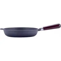 Kamille Pfanne VIVIAN Gusseisenpfanne 24 cm Induktion Tiefe Antihaft-Pfanne