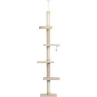 OEM Verstellbarer Katzenbaum-Turm, stabiles 5-Ebenen-Design, passend für Deckenhöhen von 243-273 cm , AMT0160BGAMT0160BG, 'année dernièreLetztes Jahr