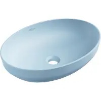 Mexen Cornelia Aufsatzwaschbecken 50 x 37 cm, blaue Matt - 21885049