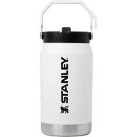 Stanley The IceFlow Jug Flip Straw 2.0 64oz, Chalk 10-13085-0211 Thermoskanne mit Trinkhalm, 1,9 L