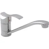 Kuchinox Argo Chrom-Standküchenarmatur mit beweglichem Auslauf