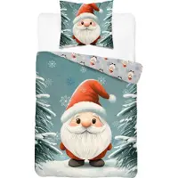Detexpol Bettwäsche, Baumwollbettwäsche, Für Kinder 140x200 5868a Weihnachtsmann