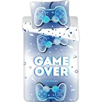 TEXTILOMANIE Gamer Game Over - Bettwäsche - Set 135 140x200 n Bezug Garnitur