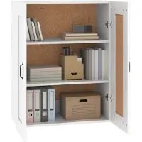 Super Merchant Hängeschrank Weiß 69,5x32,5x90 cm